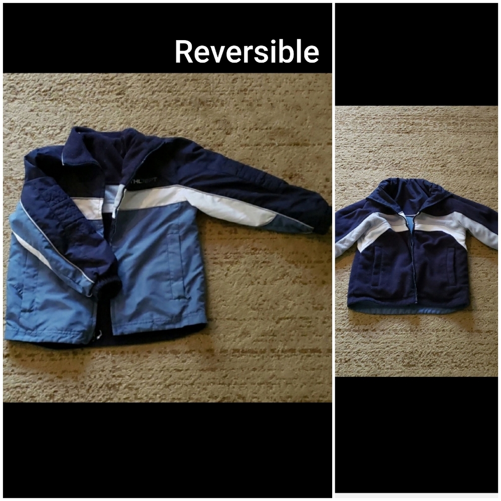 Athletic Dept *REVERSIBLE* boys jacket size small